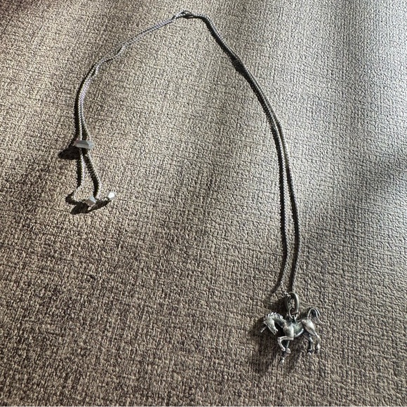 Kendra Scott Unicorn Necklace, Antique Silver - Picture 2 of 5